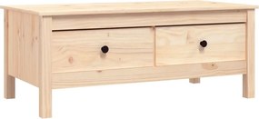vidaXL tömör fenyőfa dohányzóasztal 100 x 50 x 40 cm