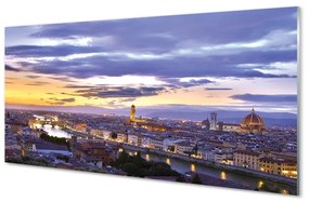 Üvegképek Olaszország River naplemente 100x50 cm