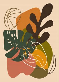 Poszter 13x18cm Erdei kompozíció