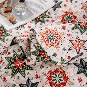 Ágytakaró CHRISTMAS STAR, színes kivitel Méret: 220 x 240 cm