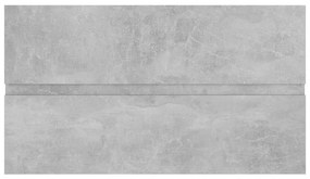 Betonszürke szerelt fa mosdószekrény 80 x 38,5 x 45 cm