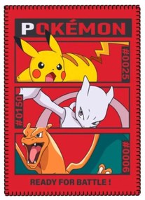 Pokémon Battle polár takaró 100x140 cm