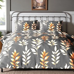 FLANEL mintájú ágyneműhuzat Homa BRES AUTUMN 140x200 cm