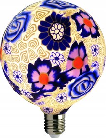 Led izzó Folk Blue G125 E27 4W 1900K B Dekoratív Hangulatvilágítás