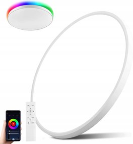 LED-es Tompítható mennyezeti lámpa 30cm fehér panel Kerek Távirányítóval