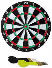XQmax Darts tábla 6 db dart-tal, 38 cm