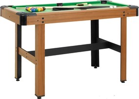 vidaXL barna biliárdasztal 122 x 61 x 76 cm