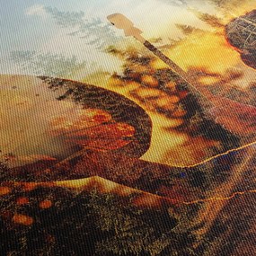 Kép - Sámán motívum (120x50 cm)