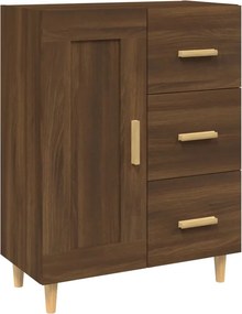 vidaXL barna tölgyszínű szerelt fa tálalószekrény 69,5 x 34 x 90 cm
