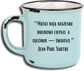 Bögre Kék Retro Vicces Ajándék Apák Napja Jean Paul Sartre