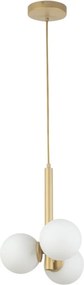 SIGMA LIGHTING 33605 PERLA Többágú Függesztett Lámpa Fehér, Arany G9 IP20