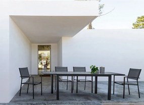 Alumínium kerti étkezőasztal 90x160 cm Hilde – Bizzotto