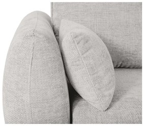 Világosszürke sarokkanapé (jobb oldali) Matera – Cosmopolitan Design