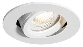 Beépíthető spotlámpa fehér, dönthető, 6,5 cm, LED-del, IP54, ultraf vékony - Pupil