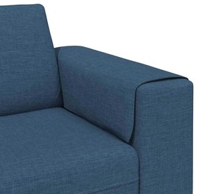 Kanapé Szett Kék szövet