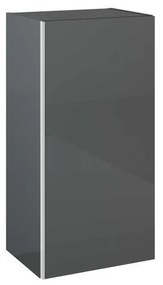 AREZZO design MONTEREY 40 cm-es felsőszekrény (31,6 cm mély)1 ajtóval Mf. antracit színben