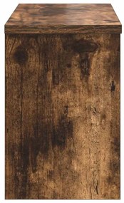 Fali Kabáthorog polcokkal Füstölt tölgy 50 x 20 x 30 cm Faanyag