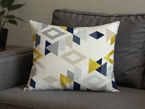 2 db díszpárnahuzat szett mikroszálas GEOMETRICA 50x70 cm, színes kivitel