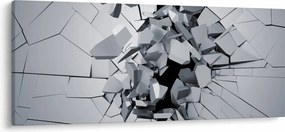 3D absztrakciós kép (120x50 cm)