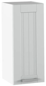 Felső szekrény, világosszürke/fehér, JULIA TYP 2