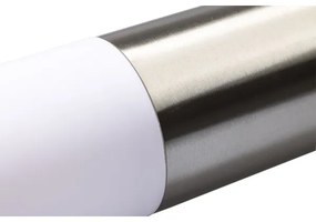 LED RGBW Dimmelhető kültéri lámpa LIVIA 1xE27/6,5W/230V 45 cm IP44 ezüstszínű