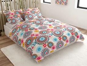Mikroszálas ágyneműhuzat GEOMANDALA színes kivitel Ágyneműhuzat mérete: 2 db 70 x 90 cm | 200 x 220 cm