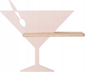 Rózsaszín fali lámpa polccal, 4W Led, Kids Candellux