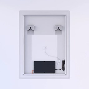 Álló fürdőszobai LED tükör 60x80cm | Gesztusvezérlés - Páramentesítő - Fényerő és színhőmérséklet szabályozás | Welland Type20V
