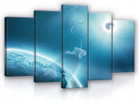 Vászonkép 100x60 Kozmosz Föld űrhajós univerzum galaxis csillagok bolygó