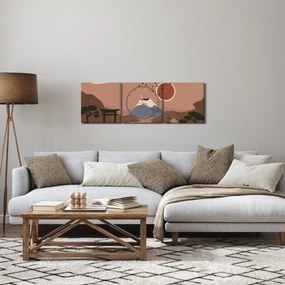 Kép - Japán N⁰1 (órával) (90x30 cm)