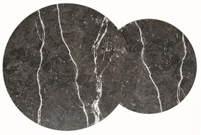 Dion II dohányzóasztal, fekete márvány / arany