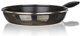 Banquet METALLIC Black 28 cm-es smaltált serpenyő,tapadásmentes felülettel, 28 cm