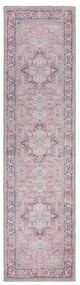 Világospiros mosható futószőnyeg újrahasznosított szálkeverékből 60x230 cm Windsor – Flair Rugs