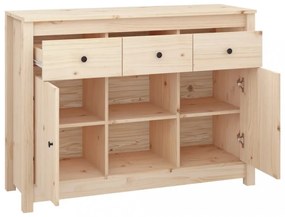 tömör fenyőfa tálalószekrény 100x35x74,5 cm