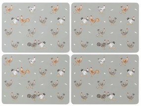 Parafa tányéralátét szett 4 db-os 21x29 cm Hen House – Cooksmart ®