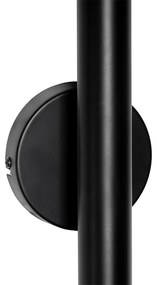 Art Deco fali lámpa fekete 2-lámpás - Tubi