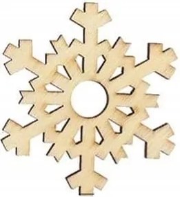 Karácsonyi Dekoráció Fa Csillag 5cm