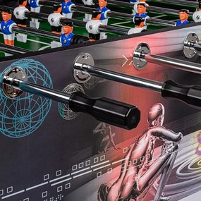 GamesPlanet® Csocsóasztal LEEDS Cyber 140 x 73 cm