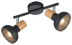 Matt fekete spotlámpa ø 10 cm Latika – Trio