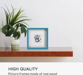 Casa Chic Camden, képkeret, 23 x 23 cm és 10 x 10 cm, paszpartu, valódi fa