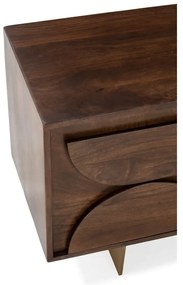 Barna mangófa TV-állvány 145x55x40 cm Trisha – MOME