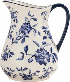 Kancsó alakú váza retro kerámia dekoráció 16 x 18,5cm