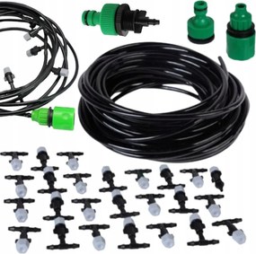 Vízfüggöny Köd 20m Esőztető Kerti Csepegtető Öntözőrendszer