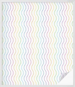 Öntapadós Ablakfólia Adatvédelem Szivárvány vonalak 100x116 cm