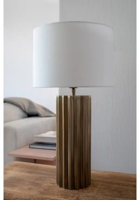 Markslöjd 108669 - Asztali lámpa HASHIRA 1xE27/40W/230V fehér/réz