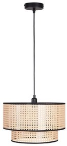 Csillár zsinóron TAKARA 1xE27/20W/230V átm. 40 cm bézs