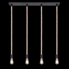 Globo 69029-4H - Csillár zsinóron ULLEU 4xE27/60W/230V