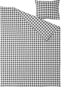 Pamut ágynemű BLACK CUBIS fekete, 100% pamut Ágyneműhuzat mérete: 70 x 80 cm | 140 x 200 cm