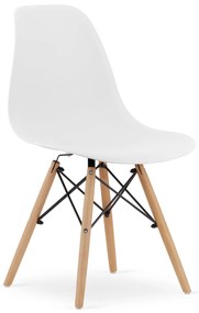 PreHouse OSAKA szék fehér / természetes lábak