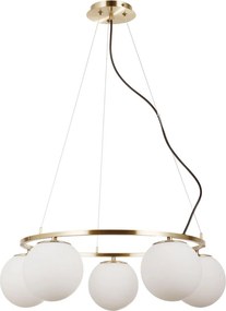 Italux modern függeszték larosa antik bronz átlátszó itxpnd-33453-5-abr